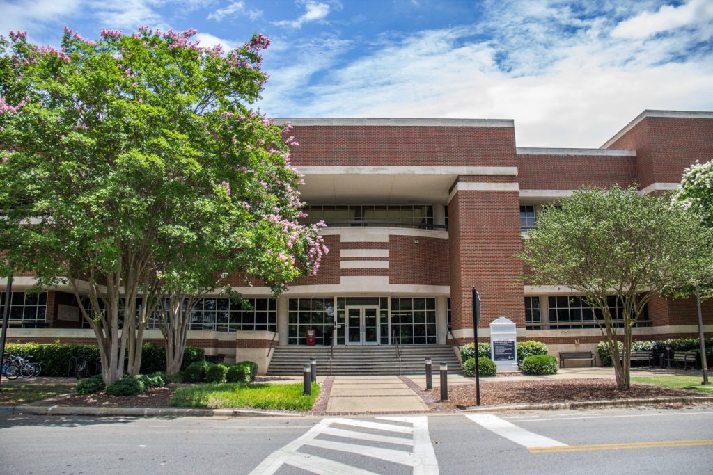 Bevill Building, home of the Alabama Stable Isotope Laboratory